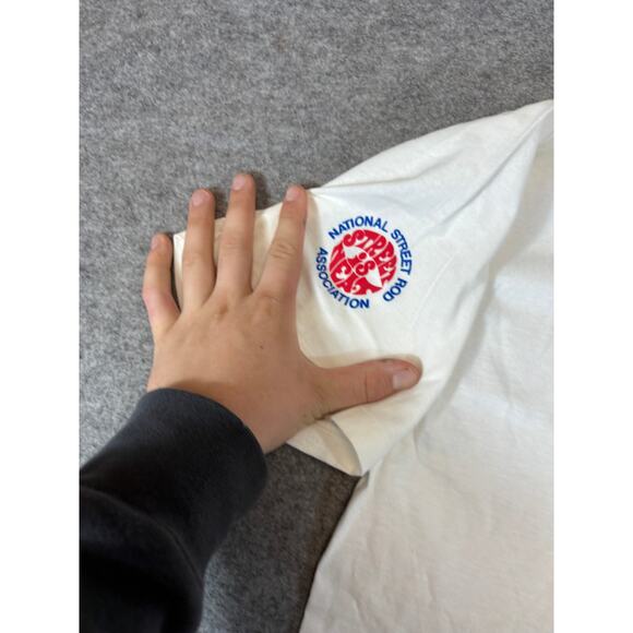 VINTAGE 1996 NSRA Street Rod Nationals Shirt Mens XL White Cars Short Sleeve Tee - Picture 4 of 8